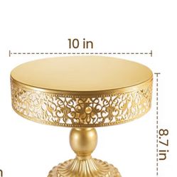 Gold Trays & Cake Stand