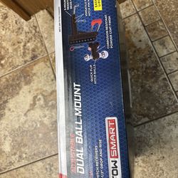 Class 5, 14,000 lbs. 5-1/2 in. Drop to 5-1/2 in. Rise, Adjustable X-Mount Trailer Hitch Dual Ball Mount