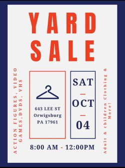 Large Yard Sale