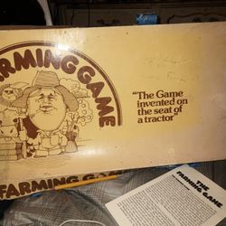 1979 Vintage Game. The Farming Game ( Signed)