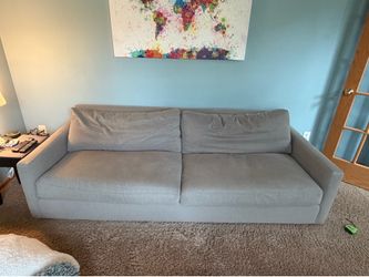 Room & Board "Metro" Sofa / Couch - 7'6" (90") - Grey