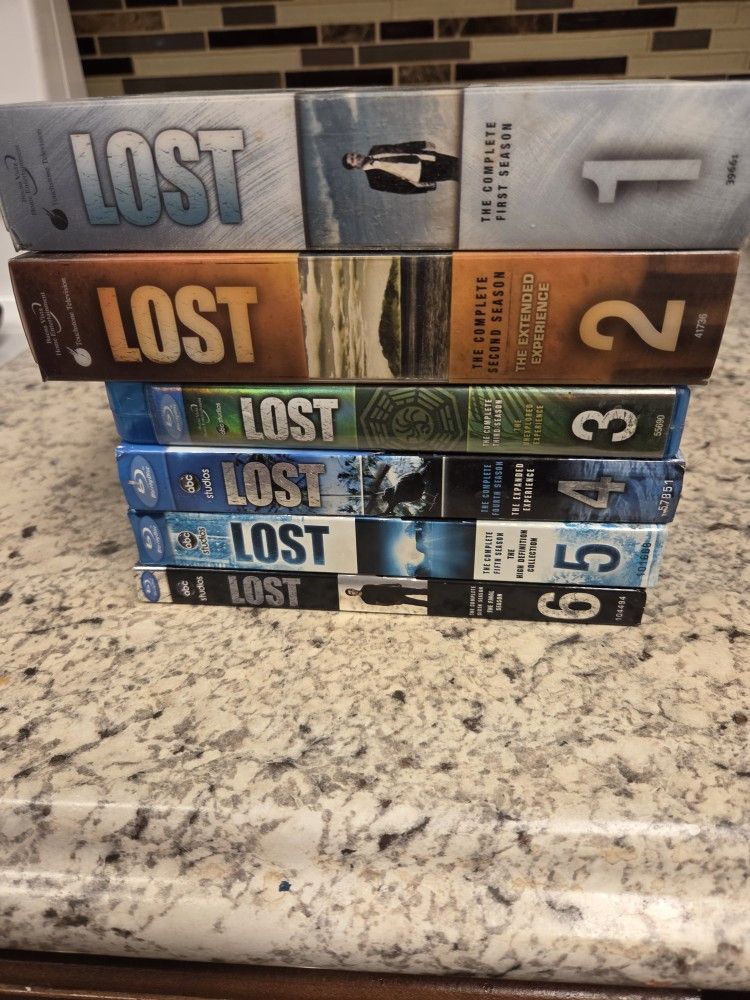 Lost Series DVD, Season 3-6 On BLU RAY