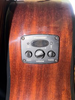 Fender acoustic electric guitar
