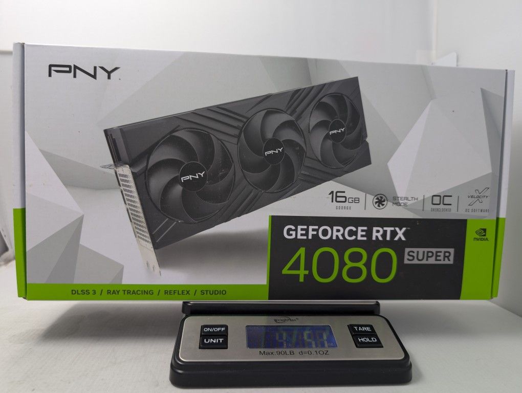 PNY NVIDIA GeForce RTX 4080 SUPER VERTO OC Factory Sealed
