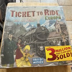 Ticket to ride europa board game 