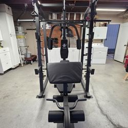 Smith Machine 2001 | Multi-Use Adj Bench | Gym Equipment | Fitness | Squat Rack | Excercise |🔴WEIGHTS AND BARBELL SOLD SEPARATELY 🔴 FREE DELIVERY 🚚