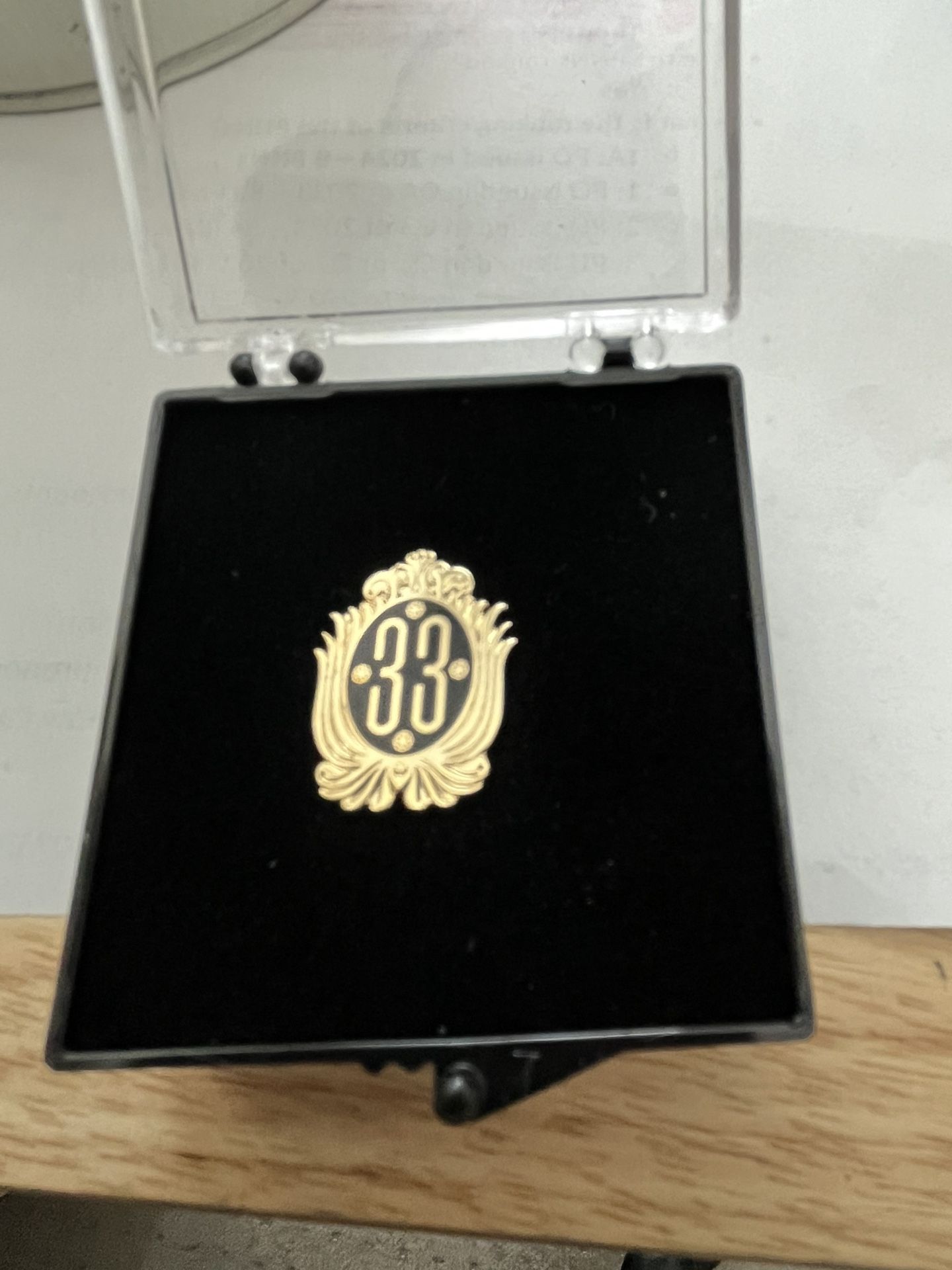 Disney Club 33 Lapel Collector Pin