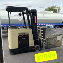  Electric Forklift,Warehouse helper（white）