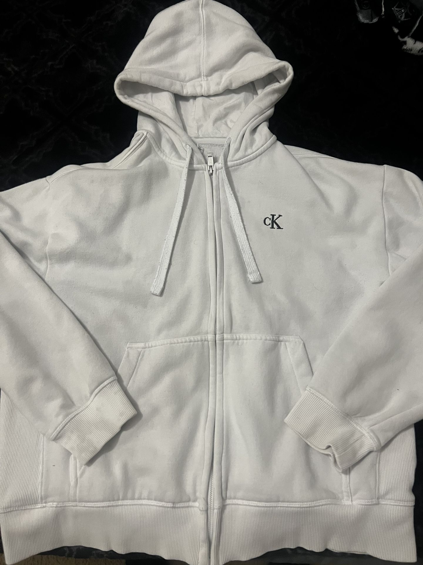 Calvin Klein white sweater