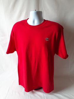Champion men's red short-sleeve T-shirt size L