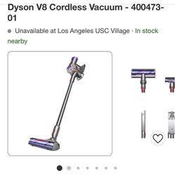 dyson Vaccum V8  Cordless Lightweight 