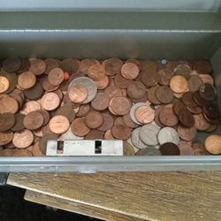 Old Collection Of Coins 