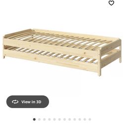 IKEA UTÅKER, Stackable bed, pine,