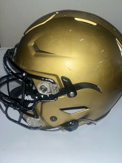 Riddell Gold Football Helmet with Face Mask