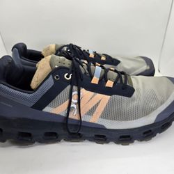 On Cloudvista Shoes Mens 11.5 Midnight Olive Trail Running Athletic Gym Sneakers
