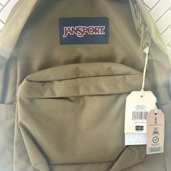Army Green Jansport Backpack 