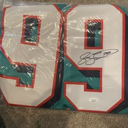 Jason Taylor Autographed Jersey 