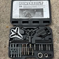Powerbuilt 33-Pc Harmonic Balancer & Pulley Puller Installer Set