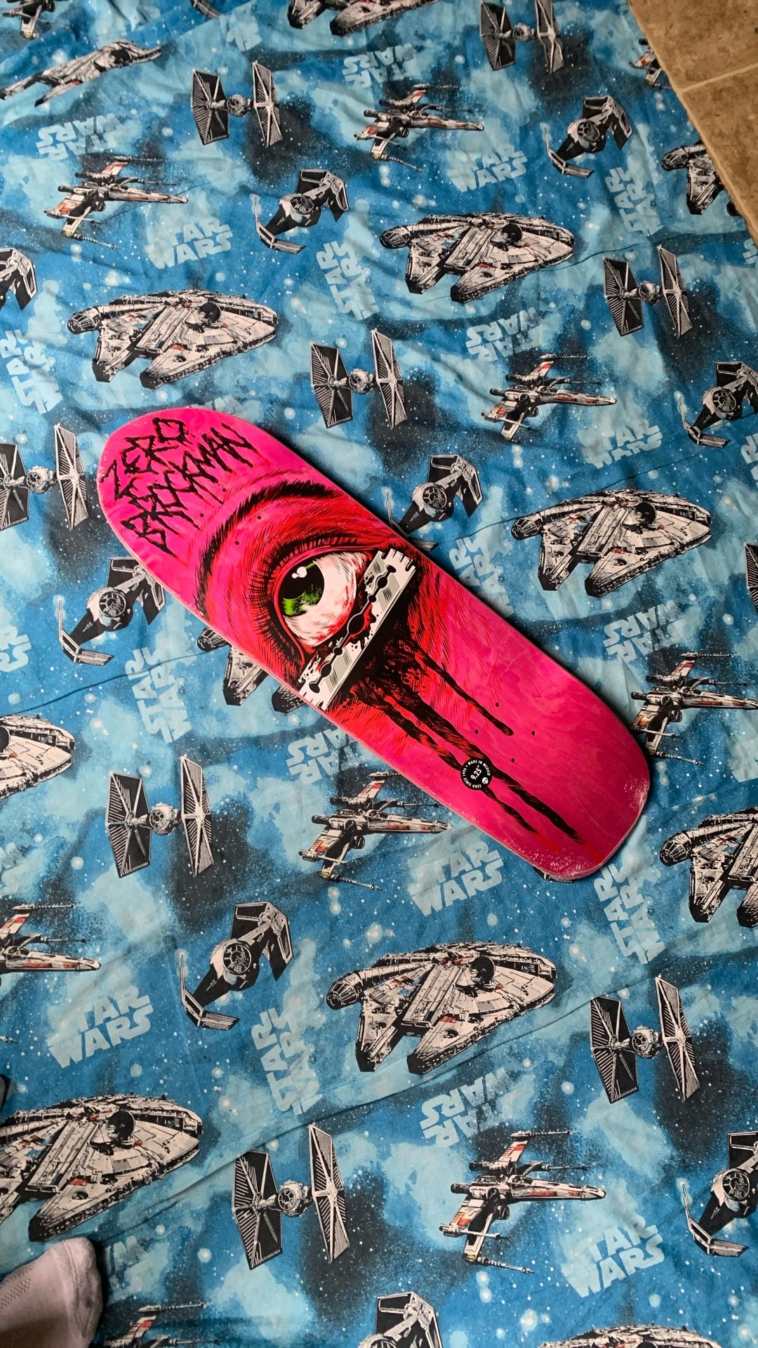 Zero Brockman Old School Skateboard Deck 9.5
