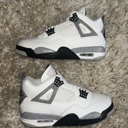 Air Jordan 4 White Cement