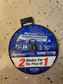 Saw blade circular 7 1/4