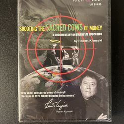 Shooting the Sacred Cows of Money (DVD, 2010) Robert Kiyosaki New Sealed
