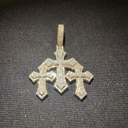 13 Gram REAL VVS DIAMONDS 10k 