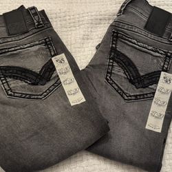 Mens 27 Buckle.  Black Jeans