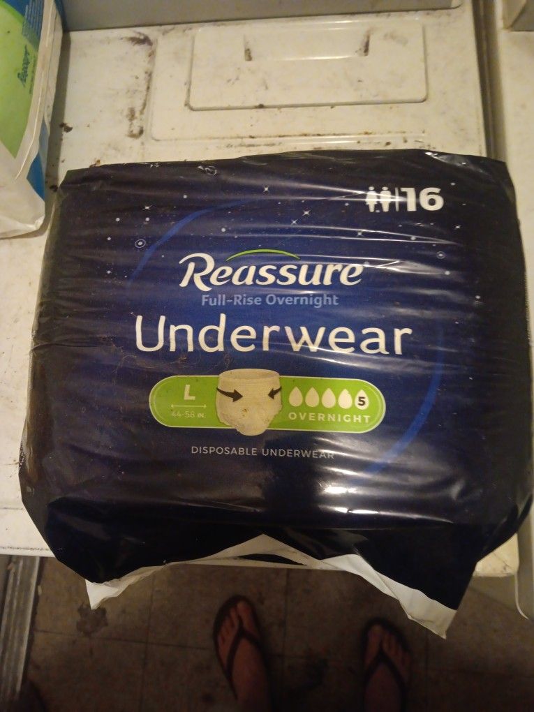 Reassure Disposable Underwear For Men 16 count