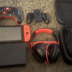 Nintendo Switch With Accessories 