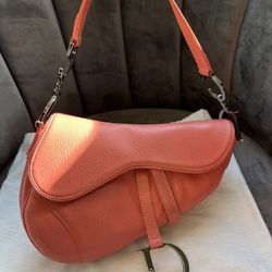 Christian Dior saddle bag - vintage rose pink