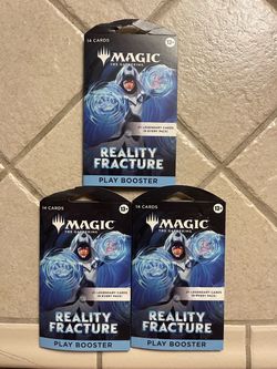 Magic: The Gathering Reality Fracture Play Booster x3