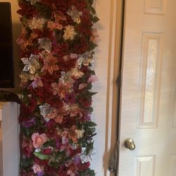 Home Made Flower Based Backdrop