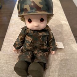 Precious Moments Army Doll