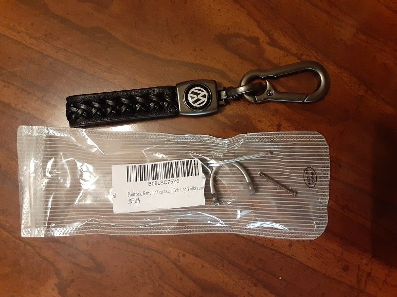 New VW Leather Key Chain