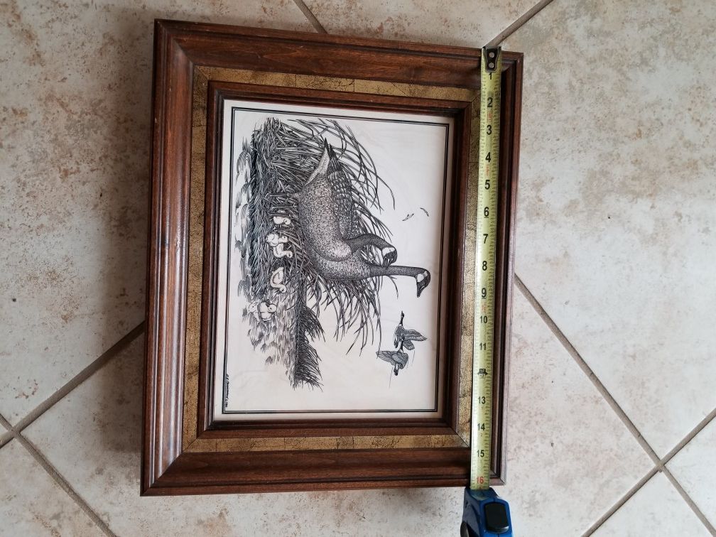 David G. Christensen framed artwork