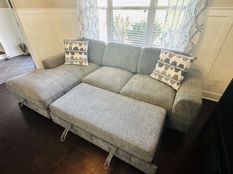 BRAND NEW Rooms To Go Marcola Sleeper Sectional + Storage
