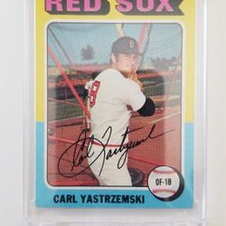 1975 Topps Carl Yastrzemski