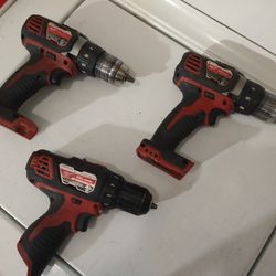 Milwaukee drill.         3 drill for $130