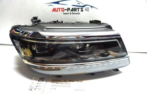 2018-2021 VOLKSWAGEN TIGUAN RIGHT PASSENGER FULL LED HEADLIGHT OEM AW21108