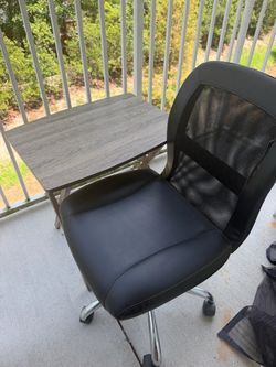 Table and chair