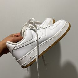 AF 1 All White/ Gum