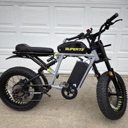 Super 73 RX with Upgrades and Extended Battery