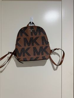Michael Kors MK Logo Backpack Brown