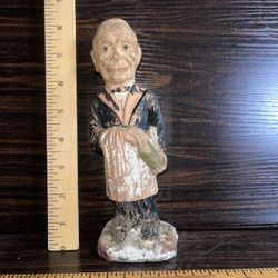 Antique Cork Screw In The Form Of A Waiter 