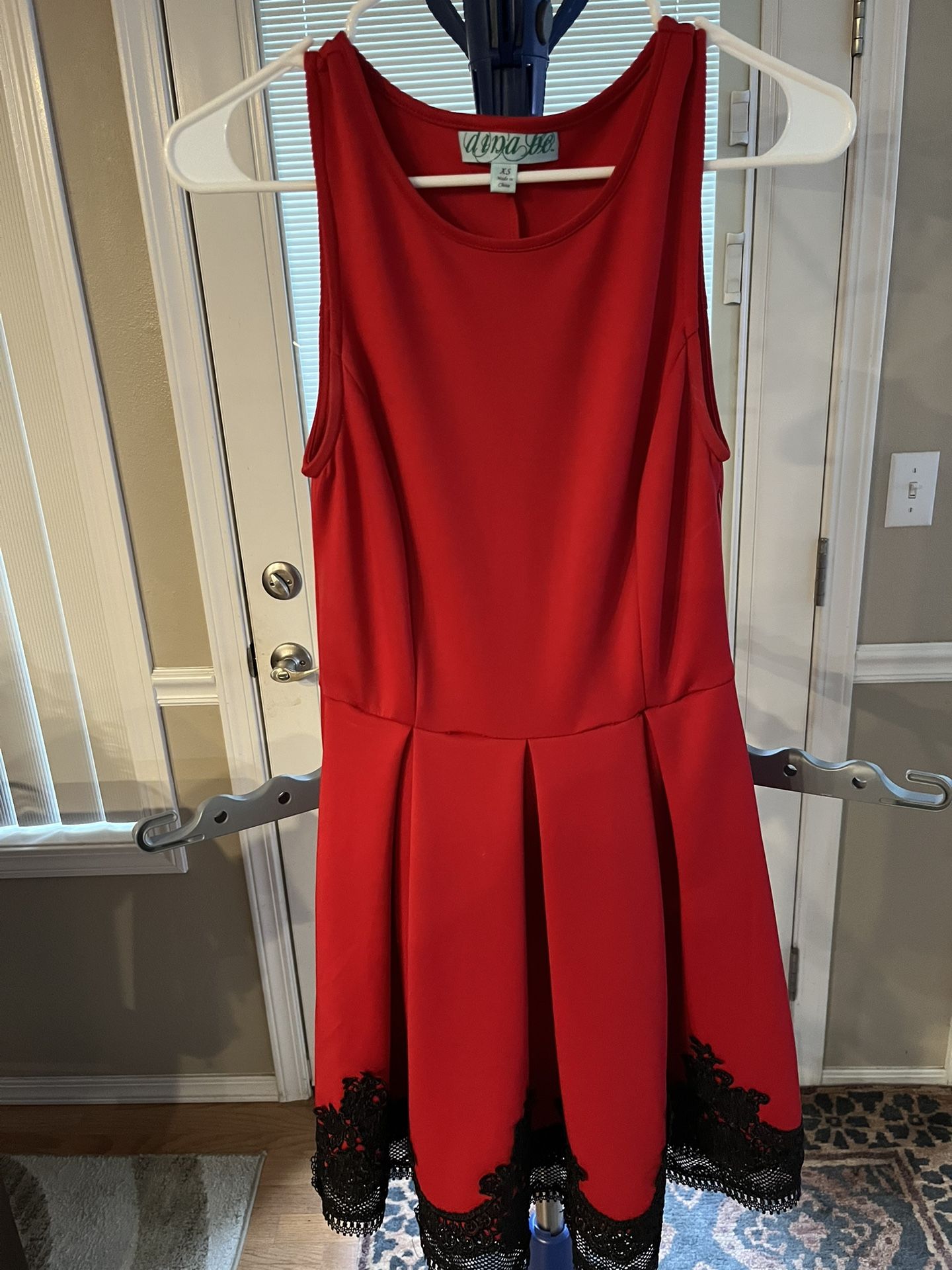 X/S Cute Red Dress 25$