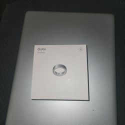 Oura Ring 4 Size 8 Brushed Silver 