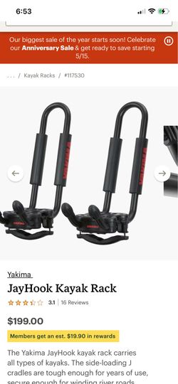 Jayhook Kayak Rack