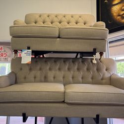 Showroom Sample Beige Couch Set