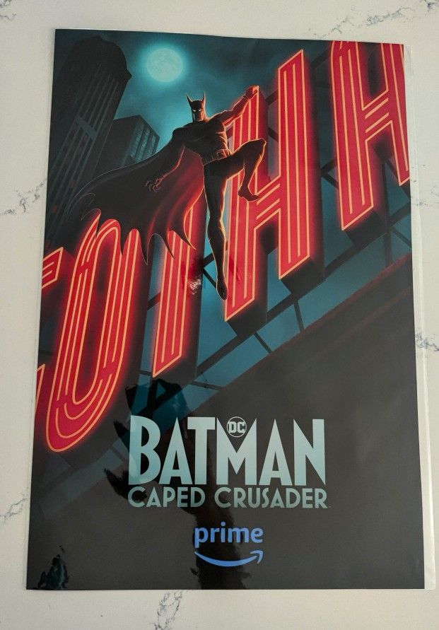 San Diego Comic Con Batman Caped Crusader Poster Exclusive